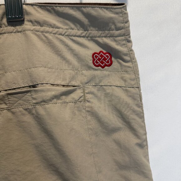 Sherpa Kumari Womens Lifestyle Gorpcore Indie Skirt Beige Cargo Pockets size 14 - Picture 7 of 13